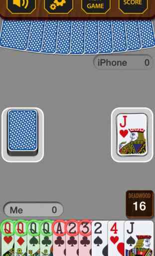 Gin Rummy for iPhone 2