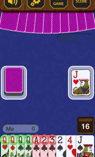 Gin Rummy for iPhone 3