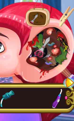Girl Ear Surgery Simulator - Free Doctor Game 1