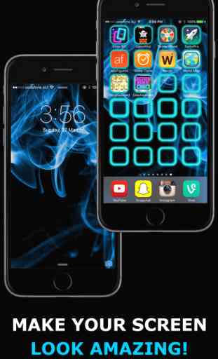 Glow Backgrounds - Customize your Home Screen Wallpaper! 1