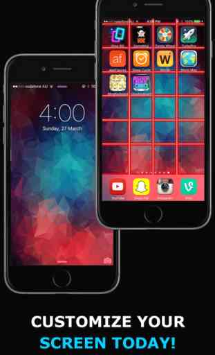 Glow Backgrounds - Customize your Home Screen Wallpaper! 4
