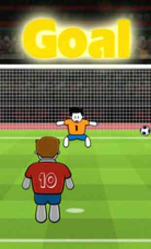 Goal Kick - free penalty shootout soccer game 2