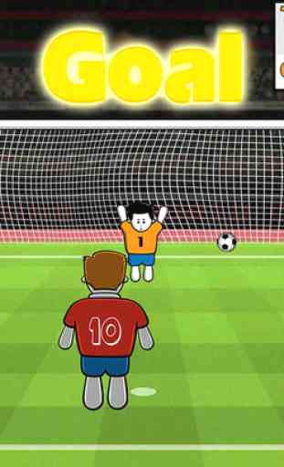 Goal Kick - free penalty shootout soccer game 4