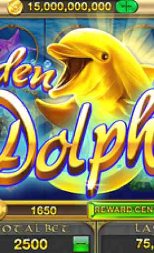 Gold Dolphin Casino Slots - Real Rewards 1
