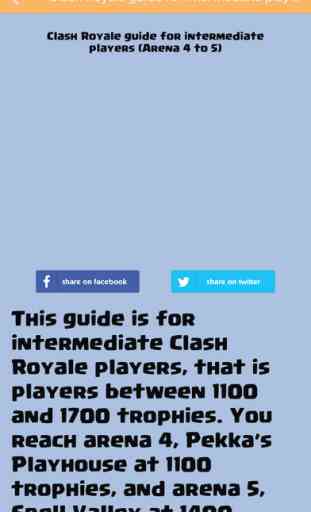 Guide for Clash Royale - Tips, strategy and deck building 4