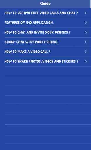 Guide for imo Video Chat Call 1
