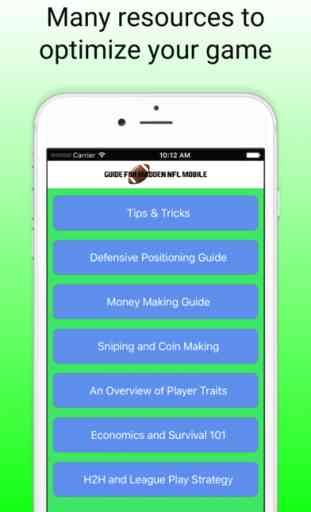 Guide for Madden NFL Mobile 2016 1