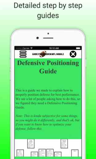 Guide for Madden NFL Mobile 2016 3