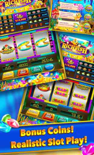 Rich Fish Goldmine Slots Machine Win Big Vegas 4