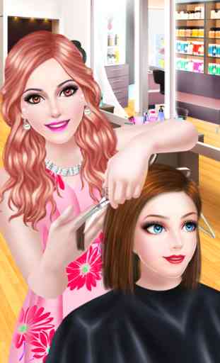 Hair Styles Fashion Girl Salon: Spa, Makeup & Dress Up Beauty Game for Girls 2