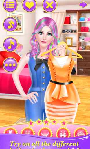 Hair Styles Fashion Girl Salon: Spa, Makeup & Dress Up Beauty Game for Girls 4