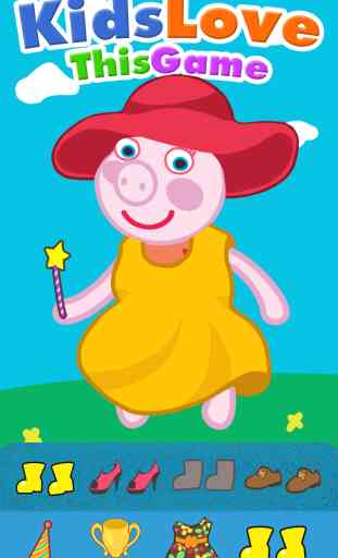 Happy Pig Family Party - Style and Design Fashion World Kids Game 3