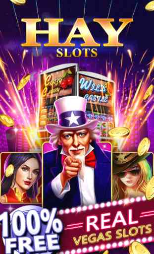 Hay Slots - Free Casino slot machines! Tons of free games offer you real Las Vegas casino gaming experience! 1