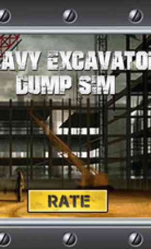 Heavy Excavator Crane Sim 3D - Road Construction Material Dump Digger & Truck Driving Simulator 1