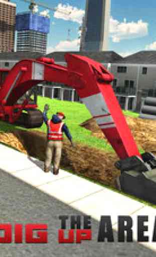 Heavy Excavator Crane Simulator 3D – A PRO construction truck driver challenge 4