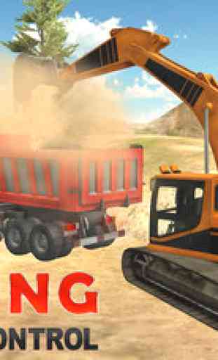Heavy Excavator Simulator – 3D Construction Crane Operator and Sand Transport Truck Driver Simulation Game 1