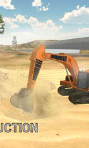 Heavy Excavator Simulator – 3D Construction Crane Operator and Sand Transport Truck Driver Simulation Game 3