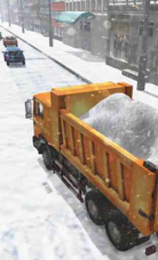 Heavy Snow Excavator Simulator 3D – Extreme Winter Crane Operator and Dump Truck Driving to rescue your city from snow storm 2