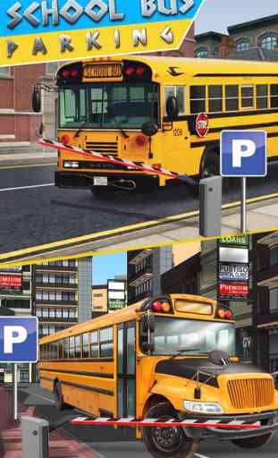 High School Bus Parking & Driving Test - 2K16 Extreme simulator 3d Edition 1