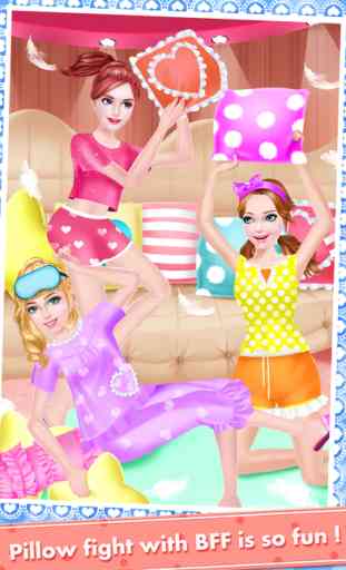 High School PJ Party - Girls Sleepover Salon with Summer SPA, Makeup & Makeover Games 2