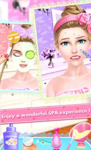 High School PJ Party - Girls Sleepover Salon with Summer SPA, Makeup & Makeover Games 3