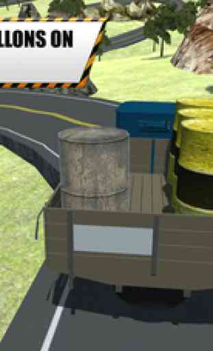 Hill Climbing Petrol Truck – Drive cargo lorry in this driving simulator game 2