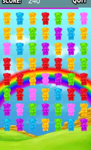 Gummy Bear Match - Free Candy Game 3