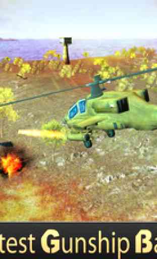 Gunship Helicopter War 3D – Modern Air Combat Battle Flight Simulation 3