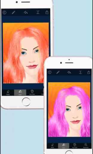 Hair Color Changer - Recolor and Splash Effects 4