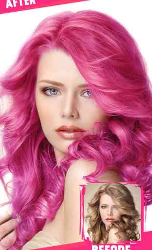 Hair Styler - Change Hair Color & Recolor Effects 2
