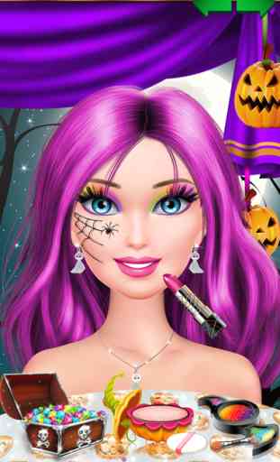 Halloween Makeover - Kids Makeup & Dress Up Games 3