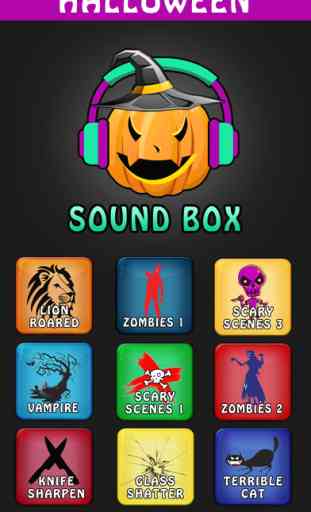 Halloween Sounds & Scary Ringtones Box for iPhone 3