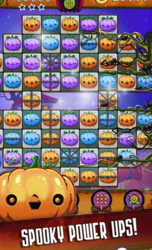 Halloween Swipe - Carved Pumpkin Match 3 Puzzle 3