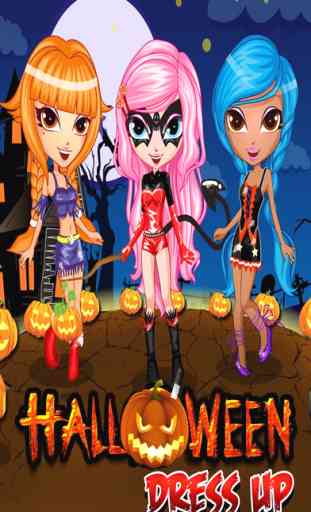 Halloween Vampire Girl Costume Dress Up Free Games 1