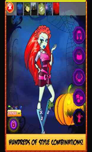 Halloween Vampire Girl Costume Dress Up Free Games 2