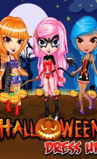 Halloween Vampire Girl Costume Dress Up Free Games 3