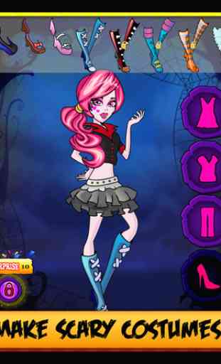 Halloween Vampire Girl Costume Dress Up Free Games 4