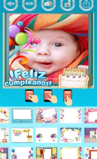 Happy birthday photo frames edit and create cards 1
