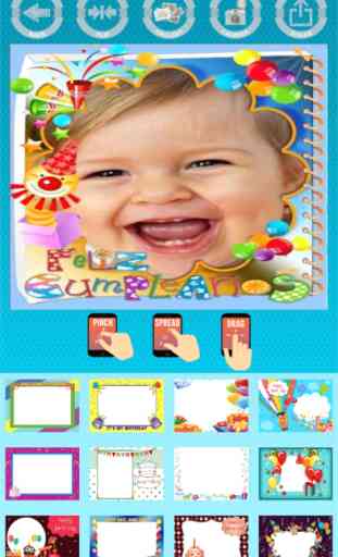 Happy birthday photo frames edit and create cards 4
