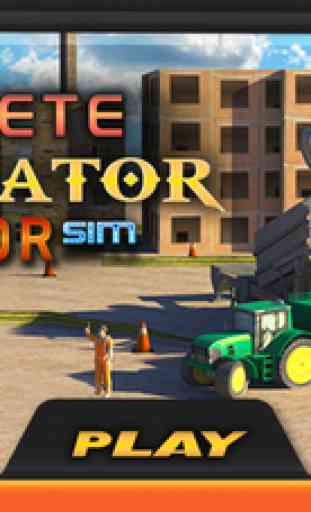 Heavy Concrete Excavator Tractor Simulator 1