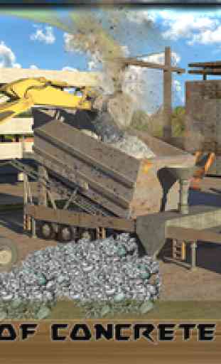 Heavy Concrete Excavator Tractor Simulator 2