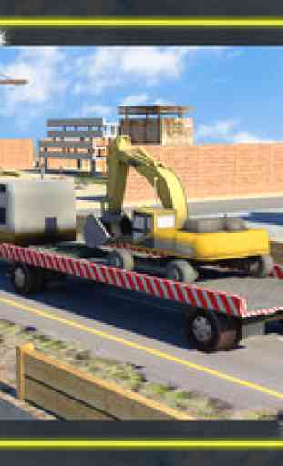 Heavy Equipment Transporter Truck - Excavator - Road Roller - Crane 4