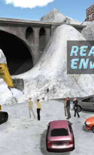 Heavy Snow Excavator Simulator – 3D Crane Truck Simulation Game 1