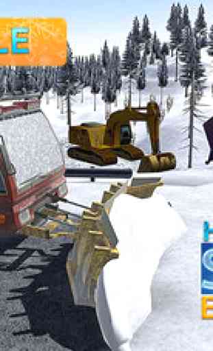 Heavy Snow Excavator Truck Simulator 3D – Real Backhoe Simulation Game 1