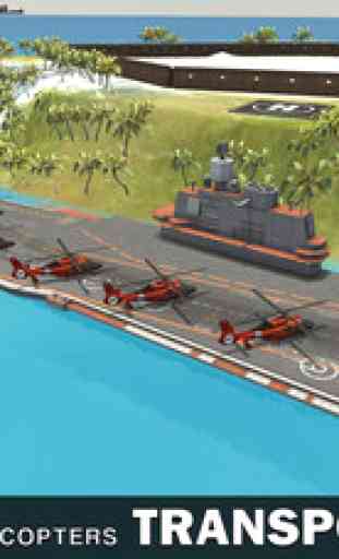 Helicopter Transport Ship Simulator- Flight game 2