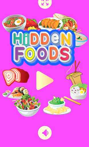 Hidden Object - Foods finding objects games 1