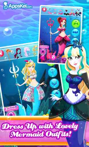 High Mermaid Descendants Dress Up – Princess Party Games for Free 2
