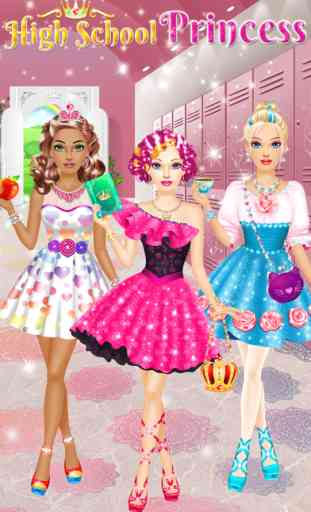 High School Princess - Makeup & Dressup Girl Games 1