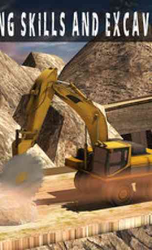 Hill Climber Mountain Drill Crane Simulator 3D 4
