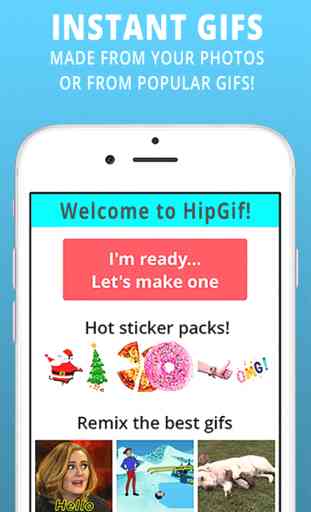 HipGif: Animated Photo GIF Maker for Messenger, SMS and more. 3